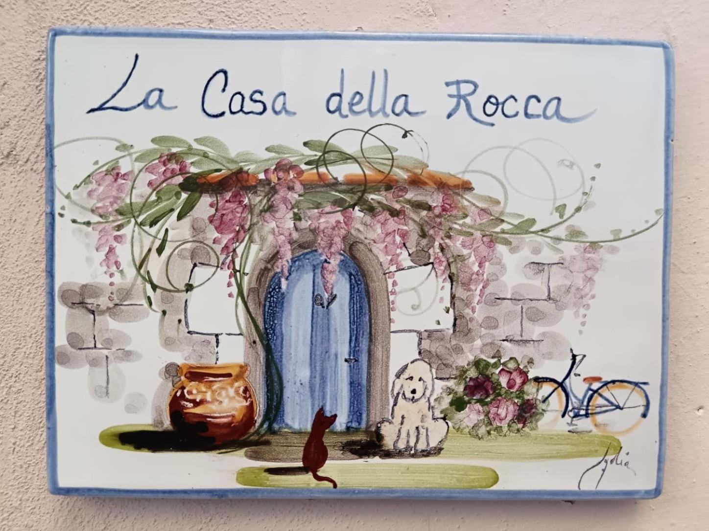 La Casa Della Rocca Apartamento Roccantica Exterior foto